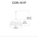 Coral LED 16 inch Millstone Pendant Ceiling Light