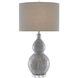 Idyll 30.5 inch 150 watt Gray/Blue/Taupe/Clear Table Lamp Portable Light