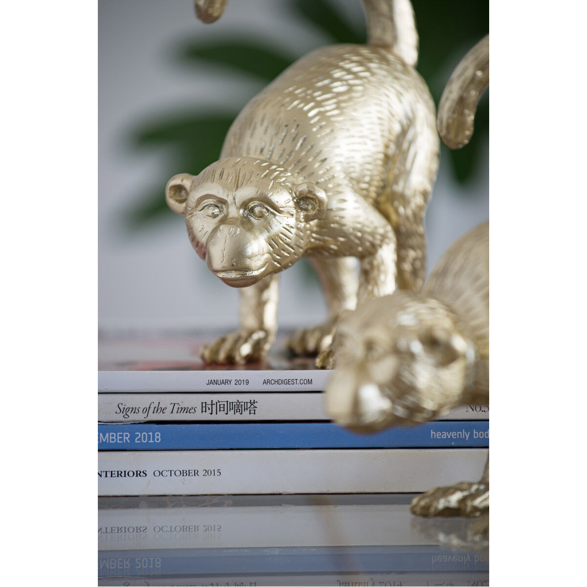 Monkey Gold Table Top Decor