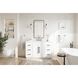 Chase 54 X 34 inch White Bathroom Vanity Cabinet