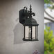 Signature 1 Light 16 inch Black Outdoor Wall Light