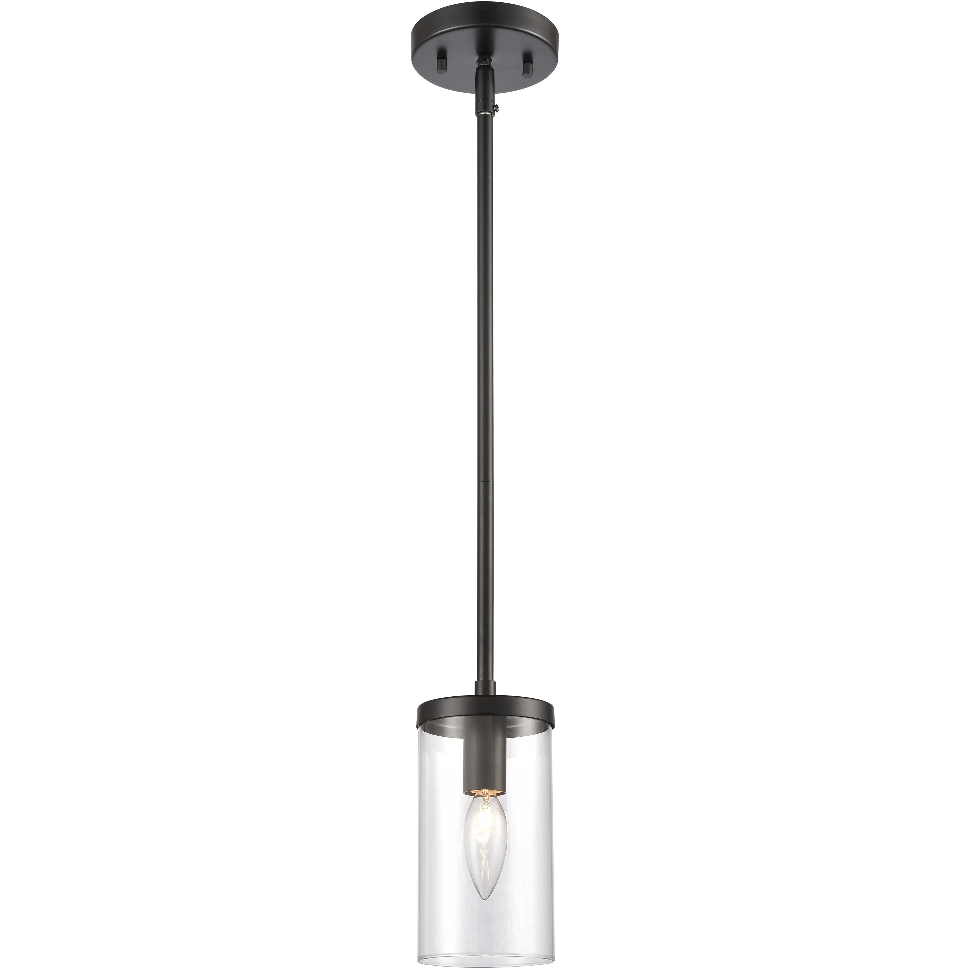 Oakland 1 Light 4 inch Black Mini Pendant Ceiling Light