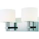 Stem 2 Light 13.25 inch Chrome Bath Wall Light