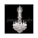 Maria Elena 48 Light 77 inch Silver Crystal Chandelier Ceiling Light