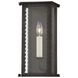 Zuma 1 Light 13 inch French Iron Outdoor Wall Sconce