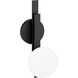 Julep LED 7.25 inch Matte Black Vanity Light Wall Light