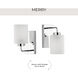 Merry 1 Light 4.38 inch Polished Chrome Bath Vanity Light Wall Light