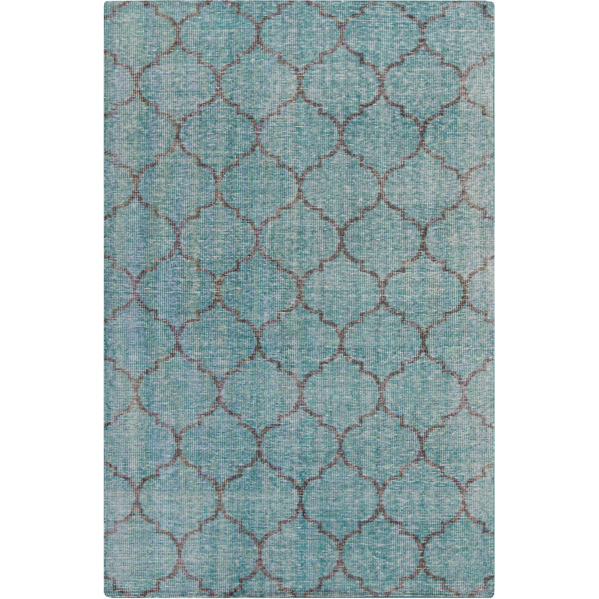 Zahra 132 X 96 inch Teal, Black Rug
