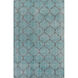 Zahra 132 X 96 inch Teal, Black Rug