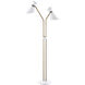 Jared 60 inch 60.00 watt Brass Floor Lamp Portable Light