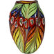 Evelyn 12 X 8 inch Hand Blown Art Glass Vase