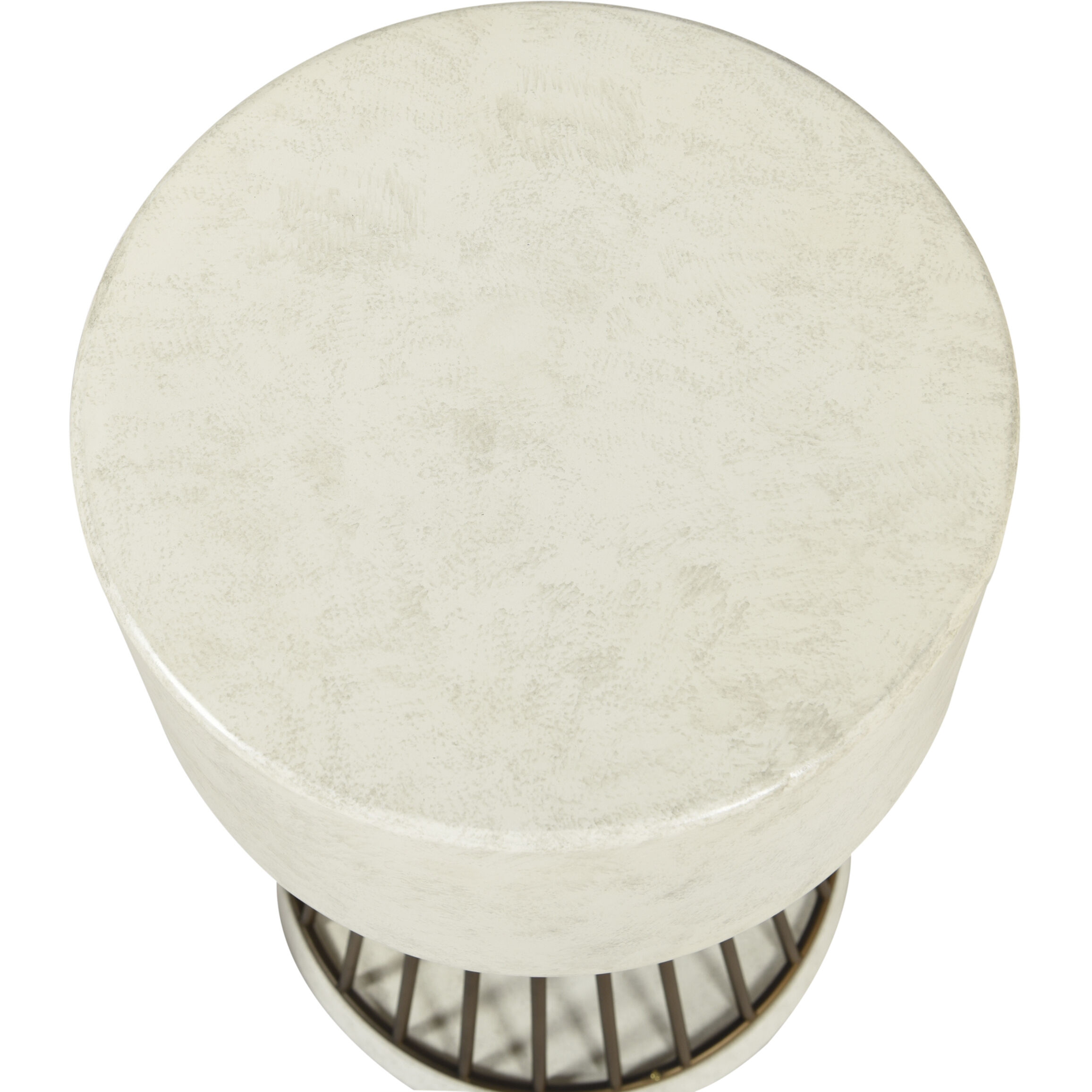 Conner 27 X 14 inch Cement White Side Table