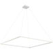 Piazza LED 59 inch White Pendant Ceiling Light
