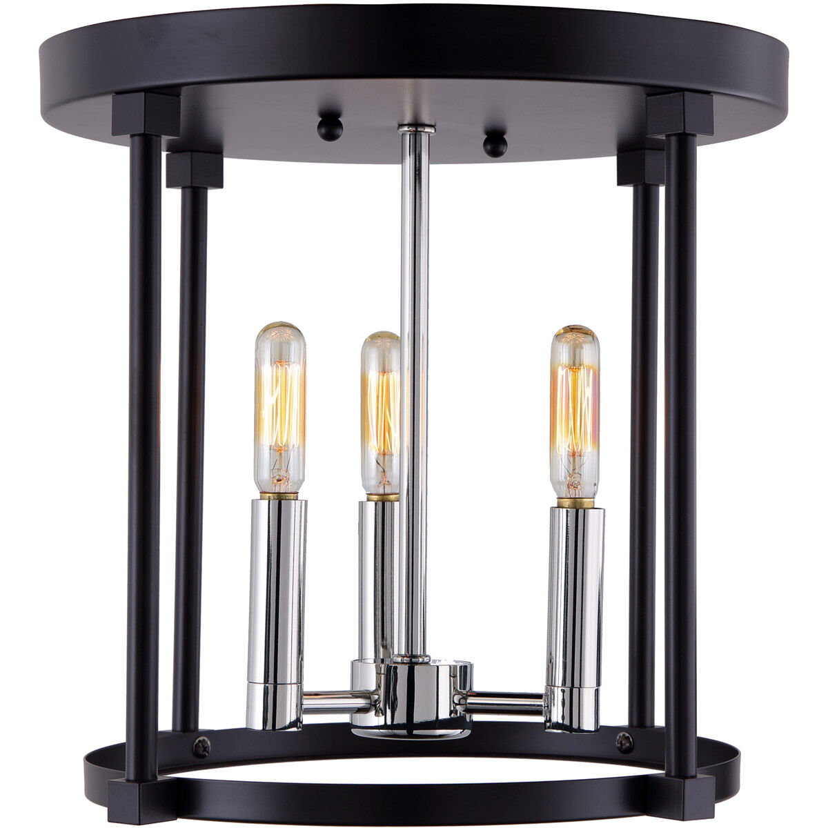 Roxhill 3 Light 12.00 inch Flush Mount