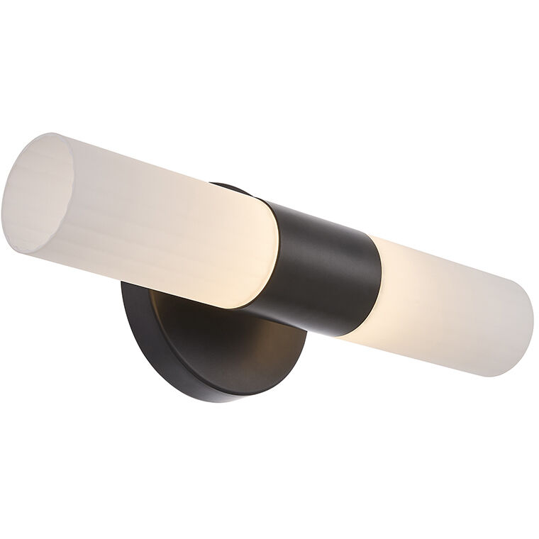 Fusion Collection - Cellini Family 4.5 inch Matte Black ADA Wall Sconce Wall Light, EVOLV