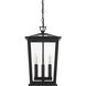 Berks 3 Light 7 inch Black Outdoor Pendant