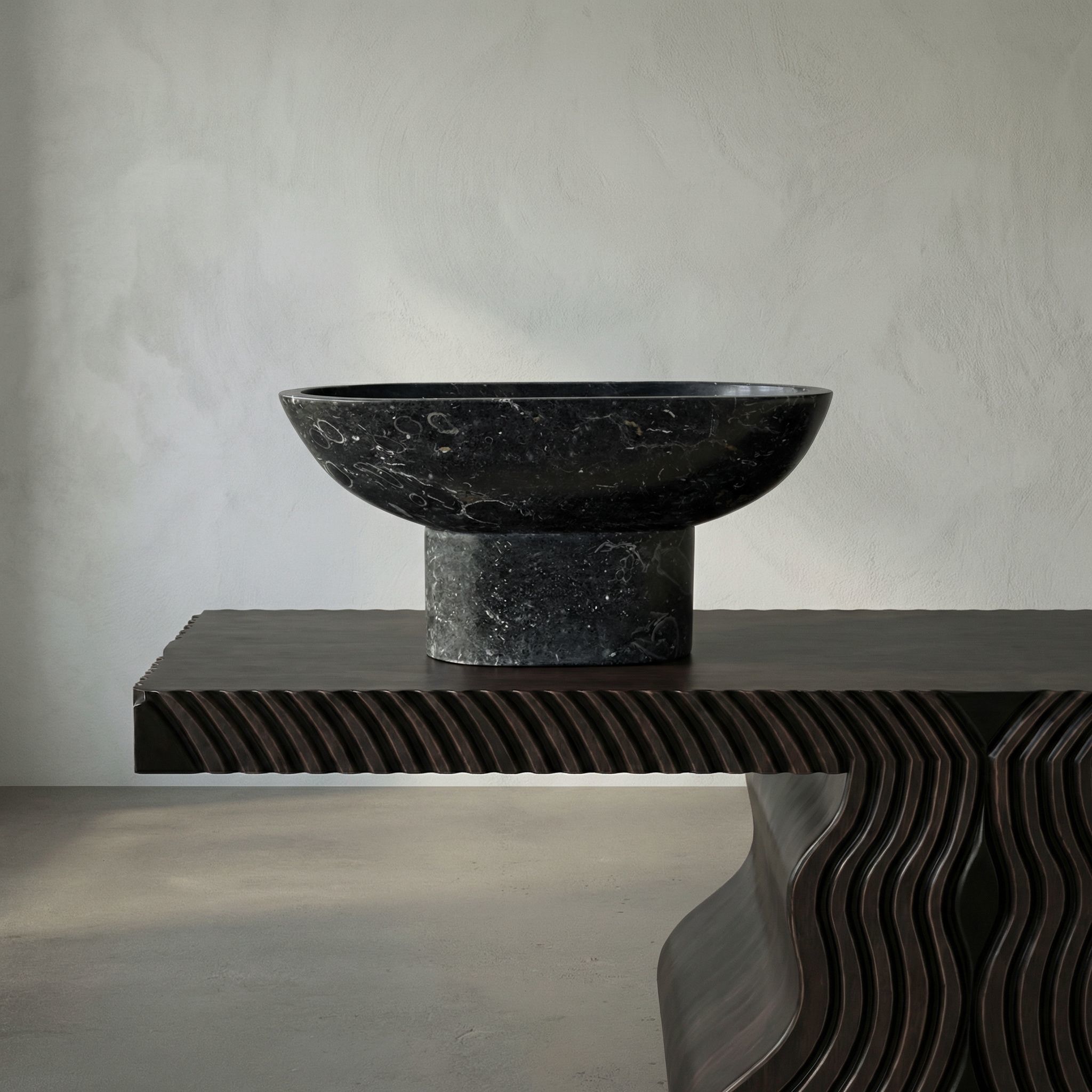 Steve Black Marble Tray