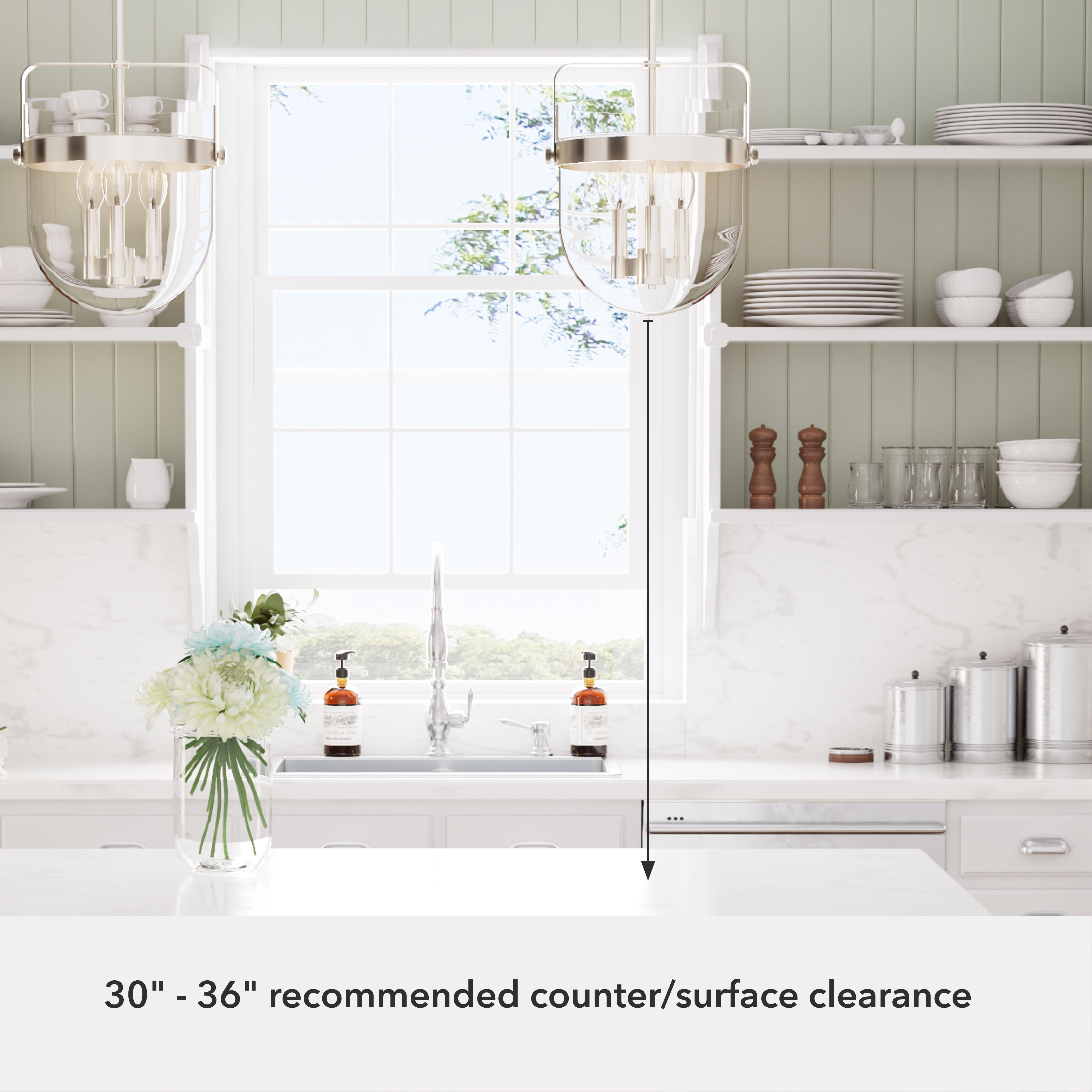 Karloff 3 Light 11.75 inch Brushed Nickel Pendant Ceiling Light