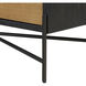 Parker 48 inch Black/Walnut/White Ashe/Cherry/Black Oak Credenza