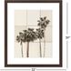 Paper Palms Green and Beige and Neutral and Sepia Framed Art