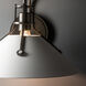 Henry Wall Sconce Wall Light in Dark Smoke/White