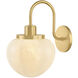 Kristen 1 Light 8 inch Aged Brass Wall Sconce Wall Light
