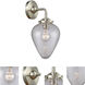 Nouveau Geneseo 1 Light 7 inch Brushed Satin Nickel Sconce Wall Light, Nouveau