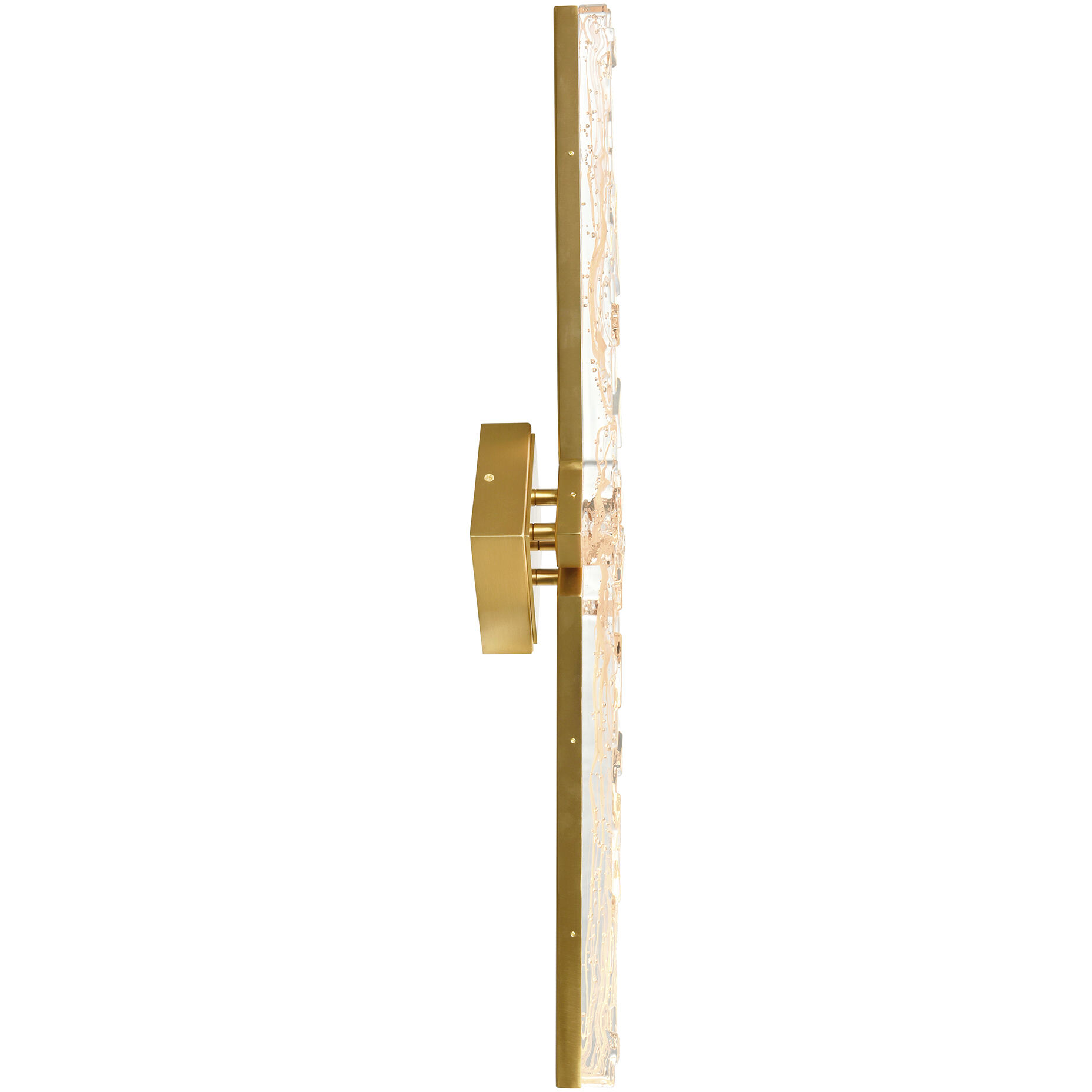 Contour LED 7.2 inch Brass Vanity Light Wall Light