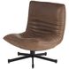 Eduarda Medium Brown Distressed Leather Arm Chair