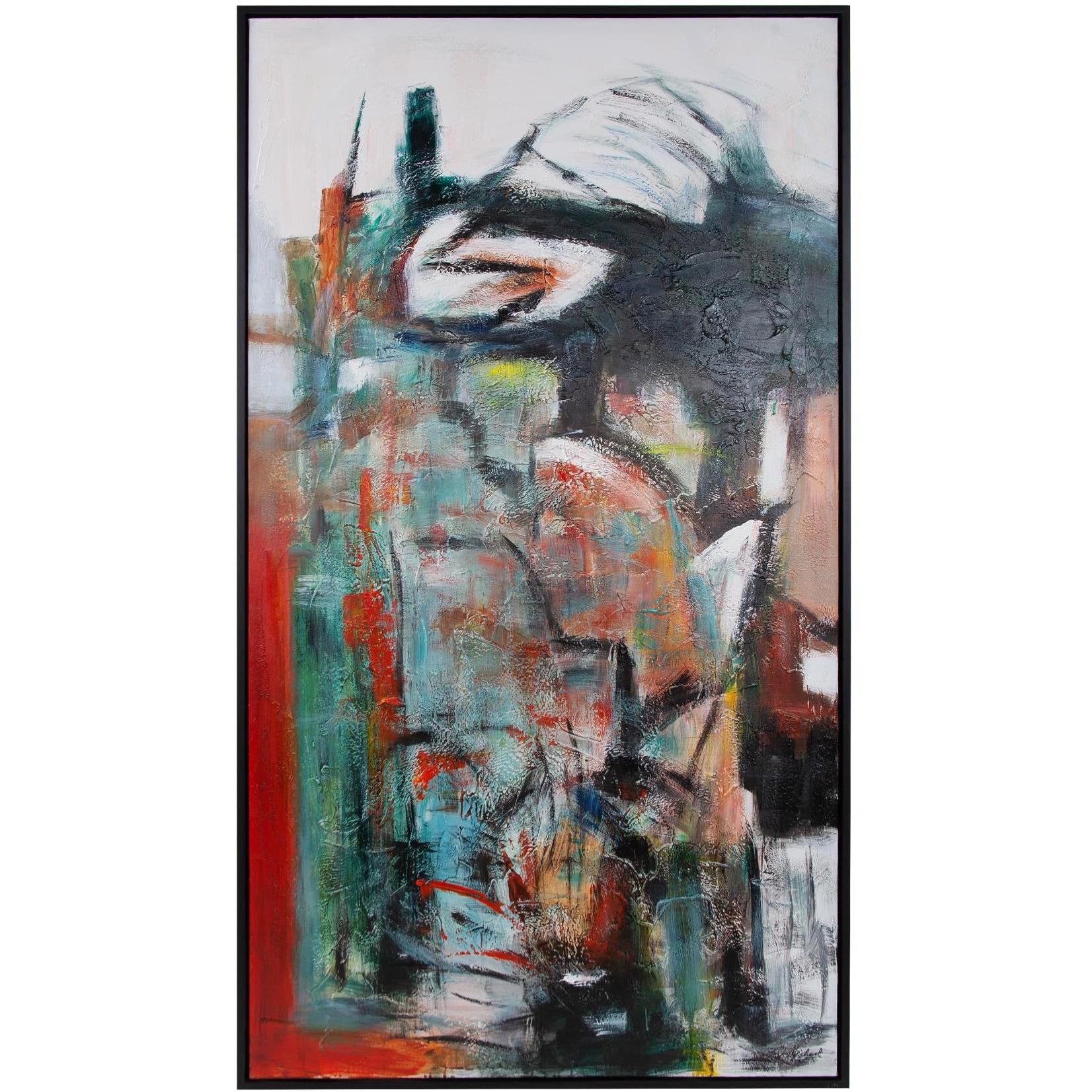 Intersection 73.75 X 41.75 inch Hand Painted Canvas