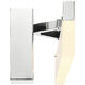 Loft LED 24 inch Chrome and Frosted Bath Vanity Wall Light
