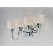 Swale 4 Light 30.75 inch Polished Chrome Bath Vanity Wall Light