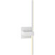 Aries LED 3.02 inch White ADA Sconce Wall Light, Linear