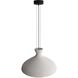 Aethera Pendant Ceiling Light in White Sandstone Cement