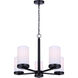 Britton 5 Light 21 inch Matte Black Chain Chandelier Ceiling Light