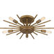 Mesquite 5 Light 22 inch Weathered Brass Semi-Flush Mount Ceiling Light