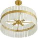 Sinclair 4 Light 28 inch Antique Brass Chandelier Ceiling Light