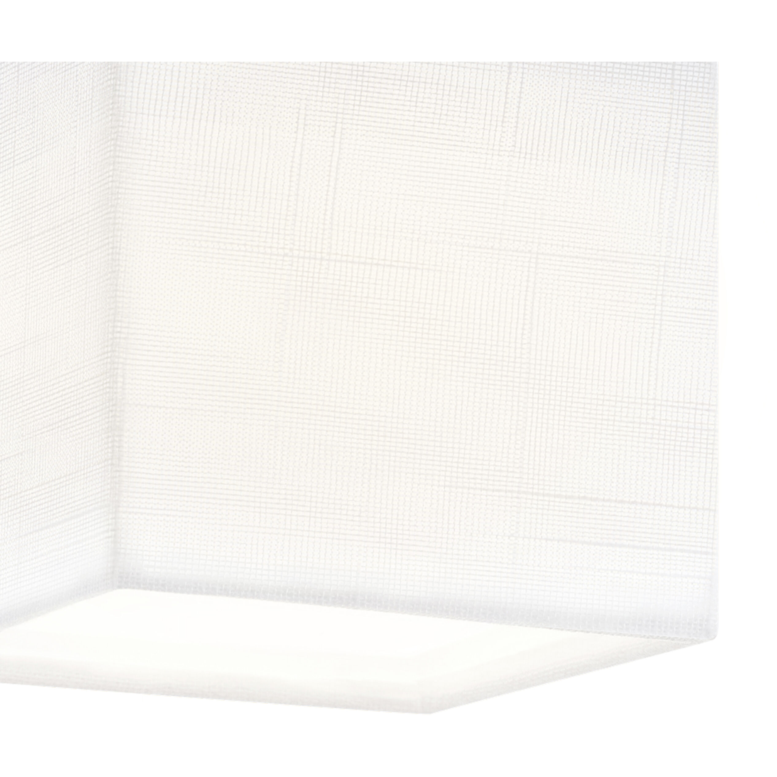 Textile Collection - Marco Family 4.25 inch Flush-Mount Ceiling Light in White Linen, EVOLV