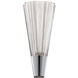 Signature Origami LED 4 inch Polished Chrome ADA Wall Sconce Wall Light, Schonbek Signature