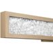 Courtney LED 24 inch Champagne Gold Vanity Light Wall Light