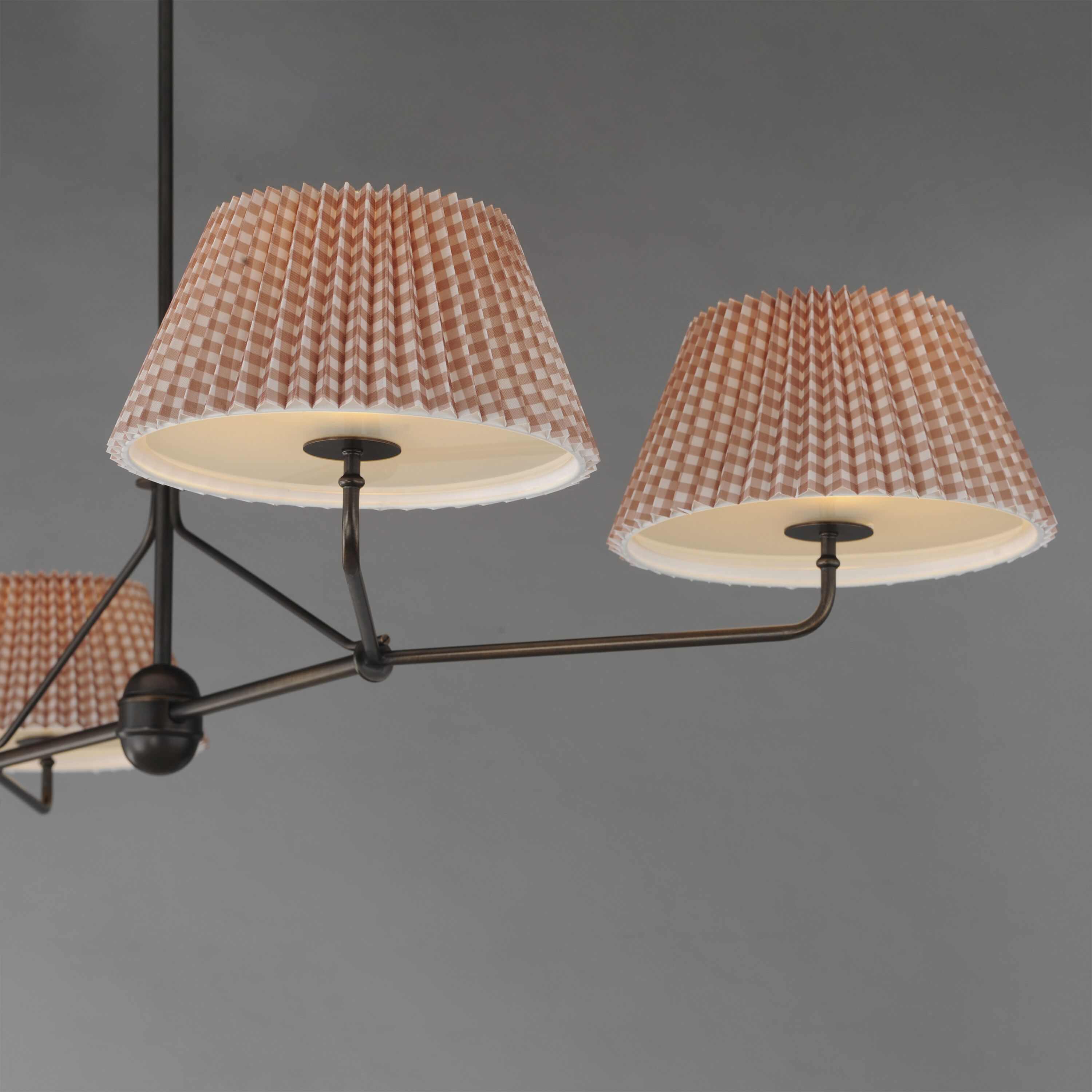 Dunbridge 4 Light 62 inch Antique Bronze Linear Pendant Ceiling Light