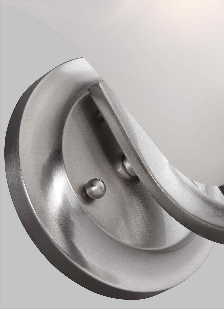 Emmons 1 Light 5.88 inch Brushed Nickel Bath Vanity Wall Sconce Wall Light