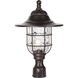 Fairmont 1 Light 18.13 inch Oiled Bronze Gilded Outdoor Post Mount, Large