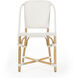 Tenor & Rattan Side Chair in White