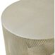 Cassandra 24 X 16 inch Gold Leaf Accent Table
