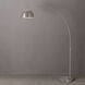 Half Dome 92 inch 14 watt Satin Nickel Arc Floor Lamp Portable Light in Satin Nickel Steel