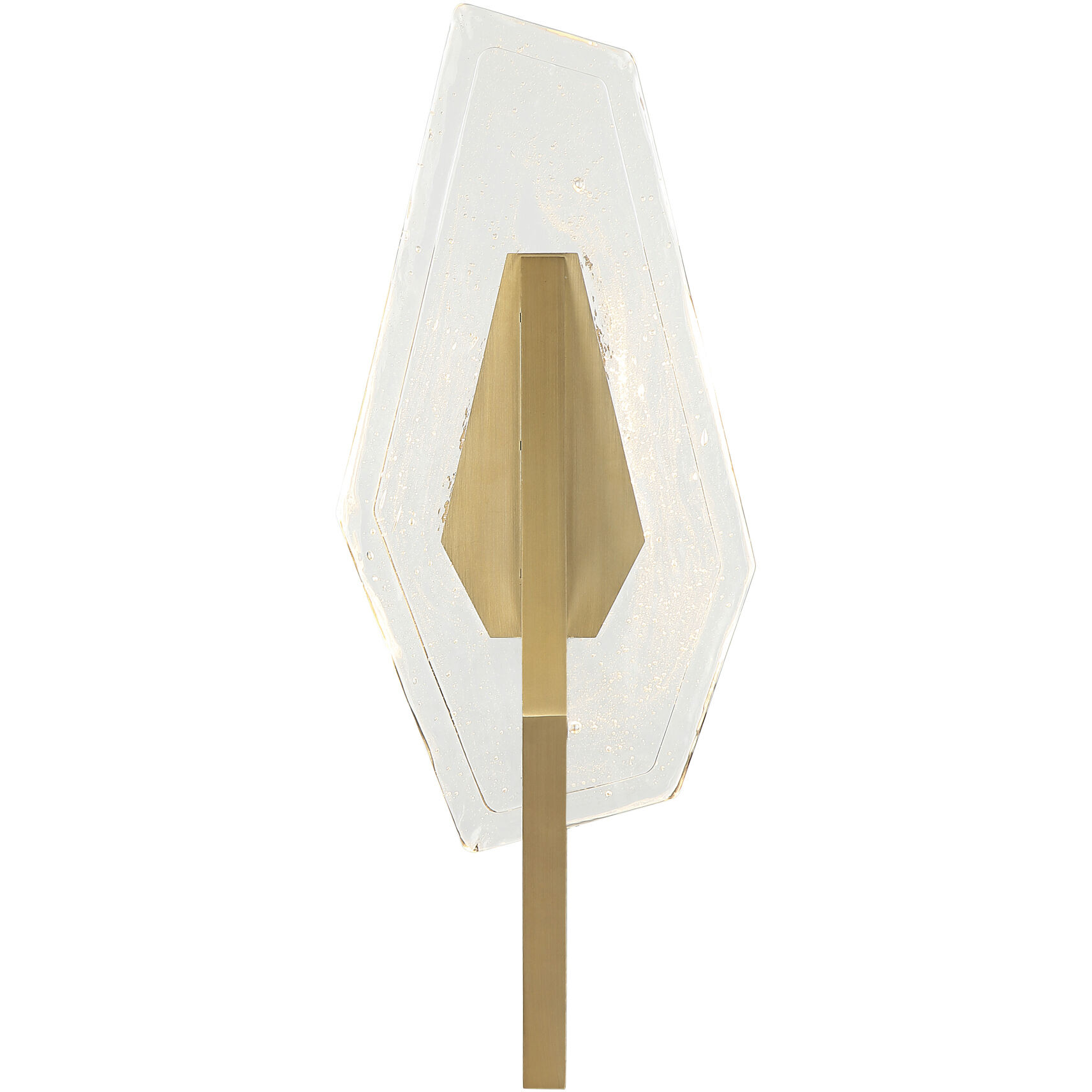 Down the Wrong Path 1 Light 9.5 inch Brass Kisser Wall Sconce Wall Light