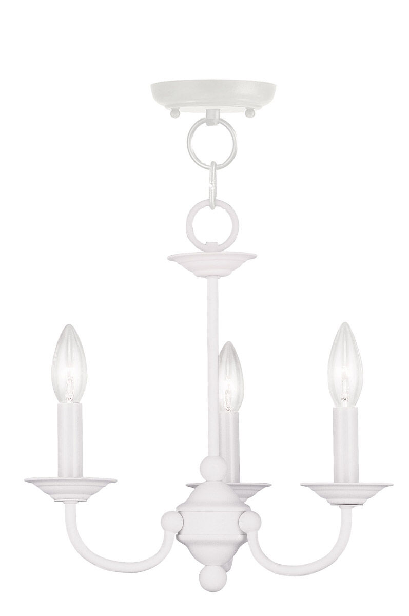 Home Basics 3 Light 14.00 inch Mini Chandelier