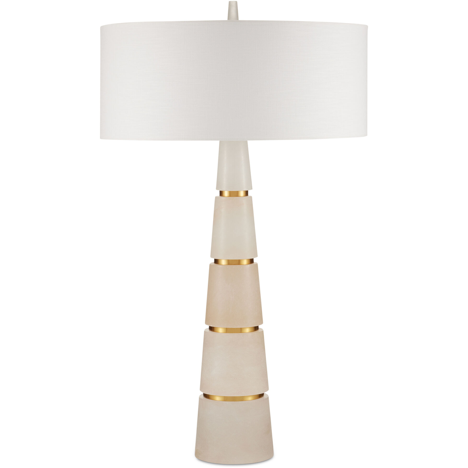 Eleanora 33.75 inch 100 watt Natural/Natural Brass Table Lamp Portable Light