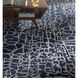 Banshee 120 X 120 inch Dark Blue Rug in 10 Ft Square, Square